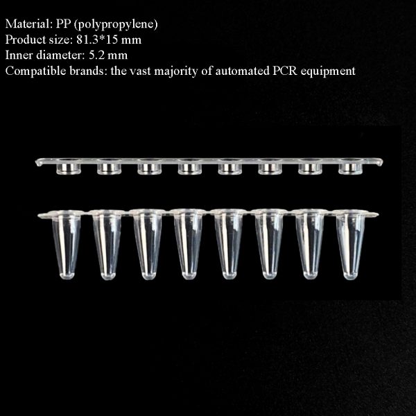 PCR 8-Strip Tubes, 100 μL