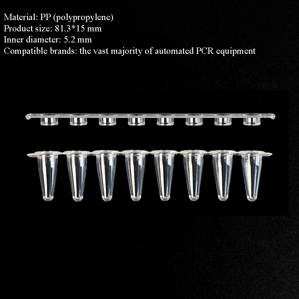 PCR 8-Strip Tubes, 100 μL PCR 8-Strip Tubes, 100 μL